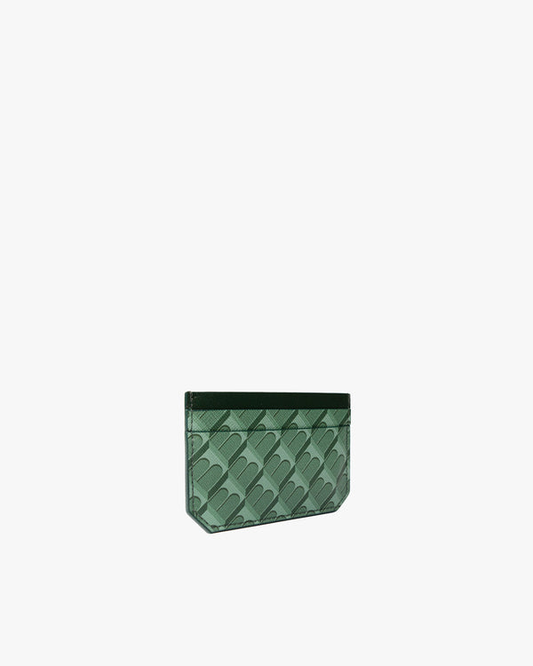 CARD HOLDER MONOGRAM - Green