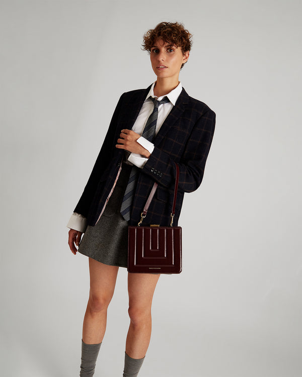 JUDE - Mahogany quilted - Showroom Sale