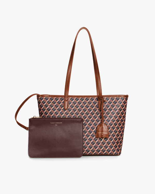 TOTE MONOGRAM PM - Brun