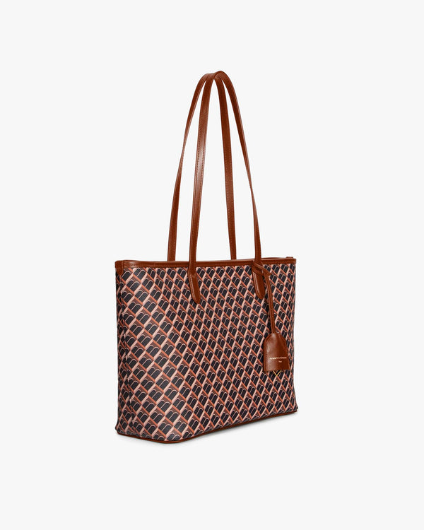 TOTE MONOGRAM PM - Brun