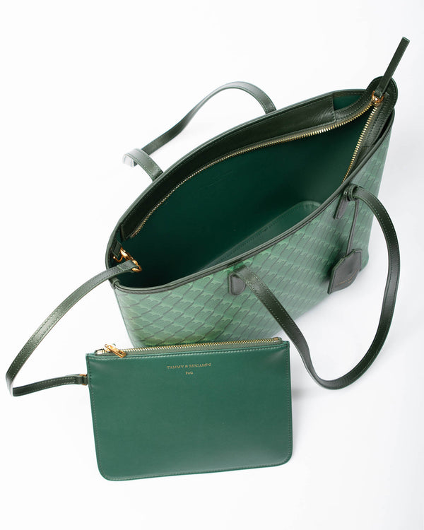 TOTE MONOGRAM PM - Green