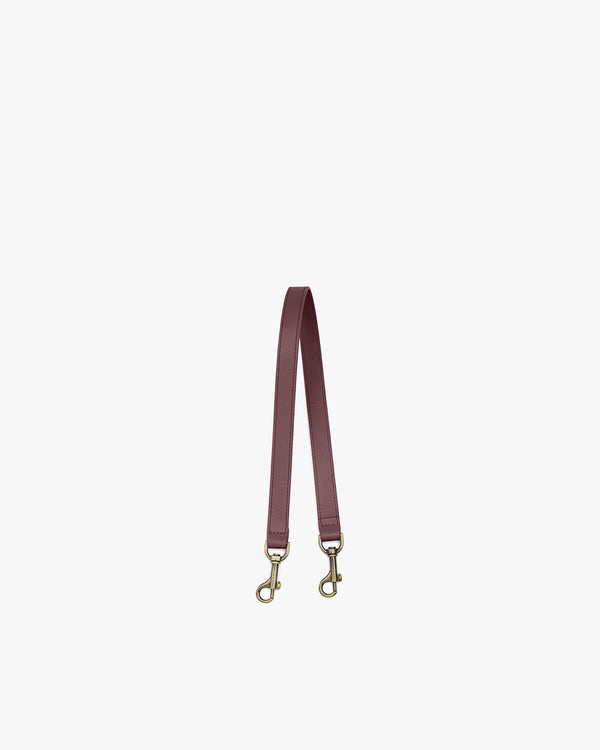 SHORT STRAP - Aubergine