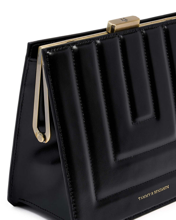 JUDE - Noir matelassé