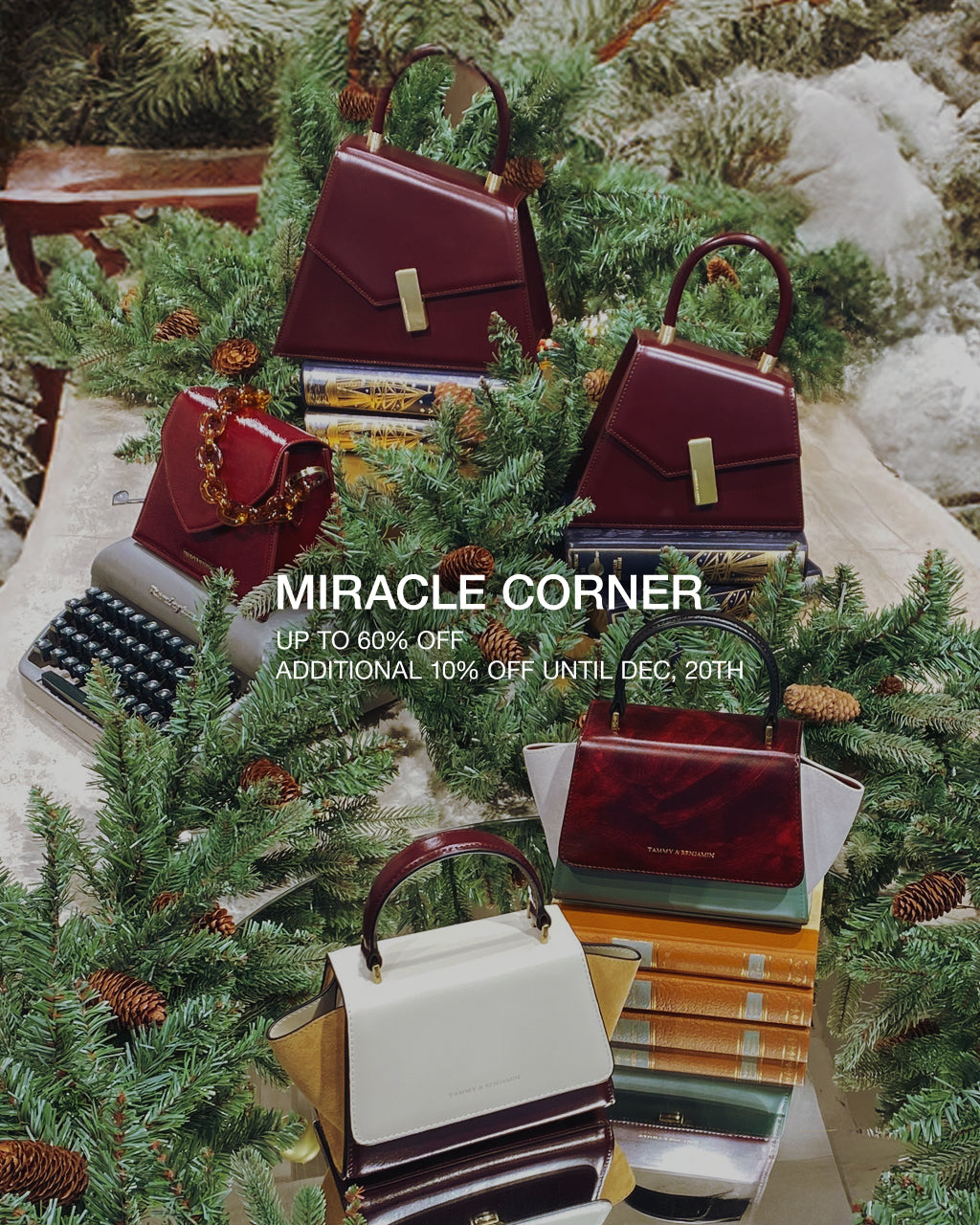 Cultivating its own vision of handbag design in its Paris atelier since 2013 TAMMY BENJAMIN has been creating contemporary and timeless luxury leathergoods signed by its distinctive balance between vi...