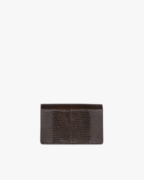 ELEANOR - Brown - Lizard embossed