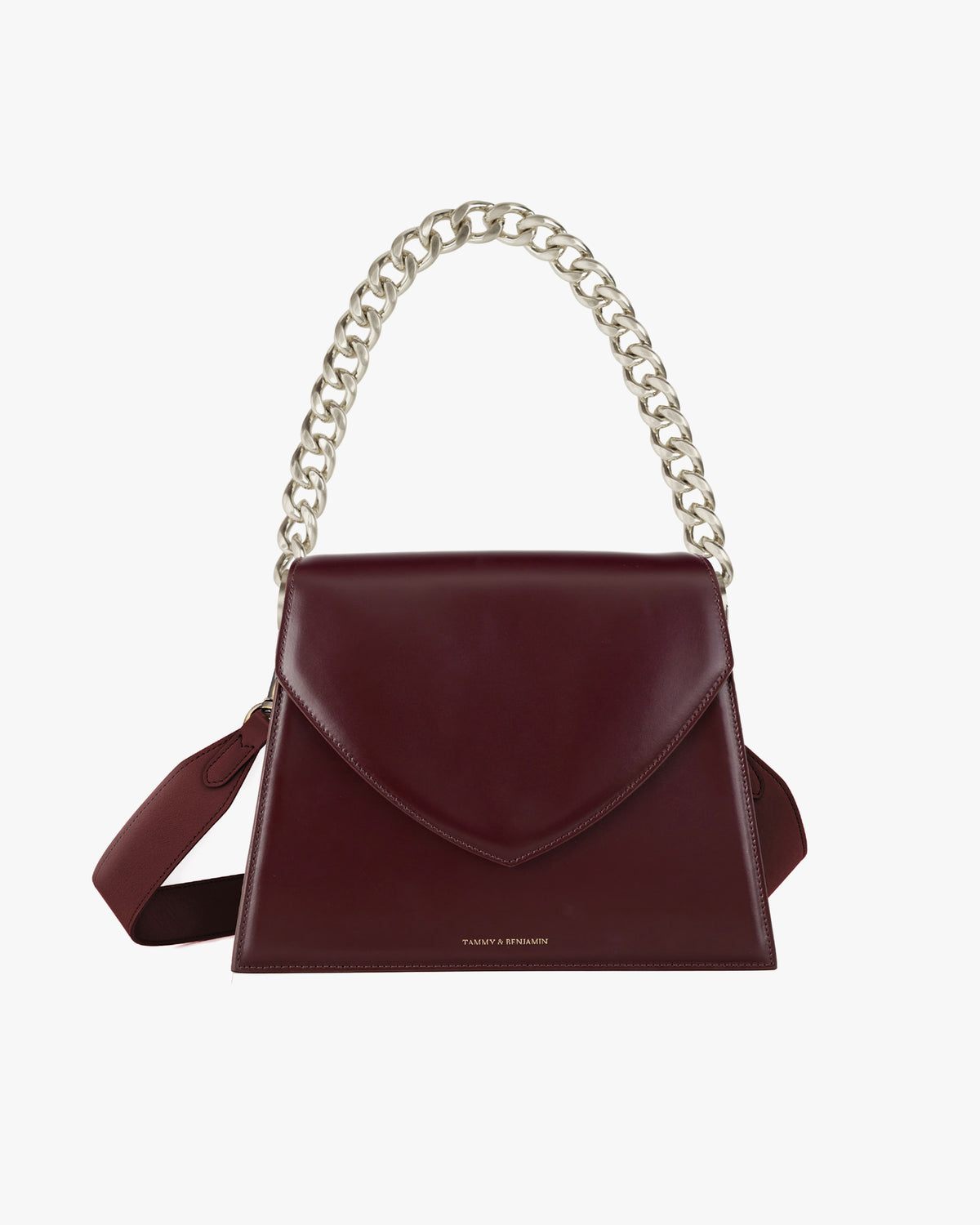 GABRIELLE XL - Mahogany|upsale-option--chaine-53-cm-metal-argente-1
