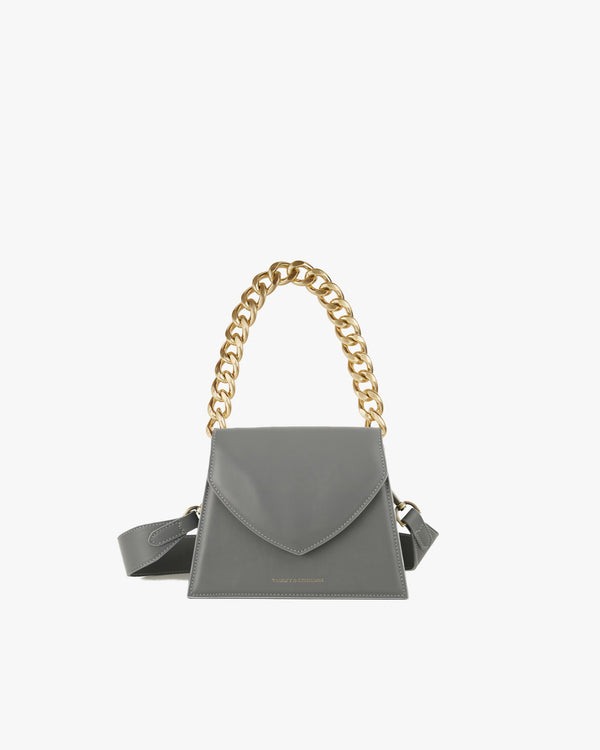 GABRIELLE - Gris asphalte|upsale-option--chaine-40-cm-metal-dore-1