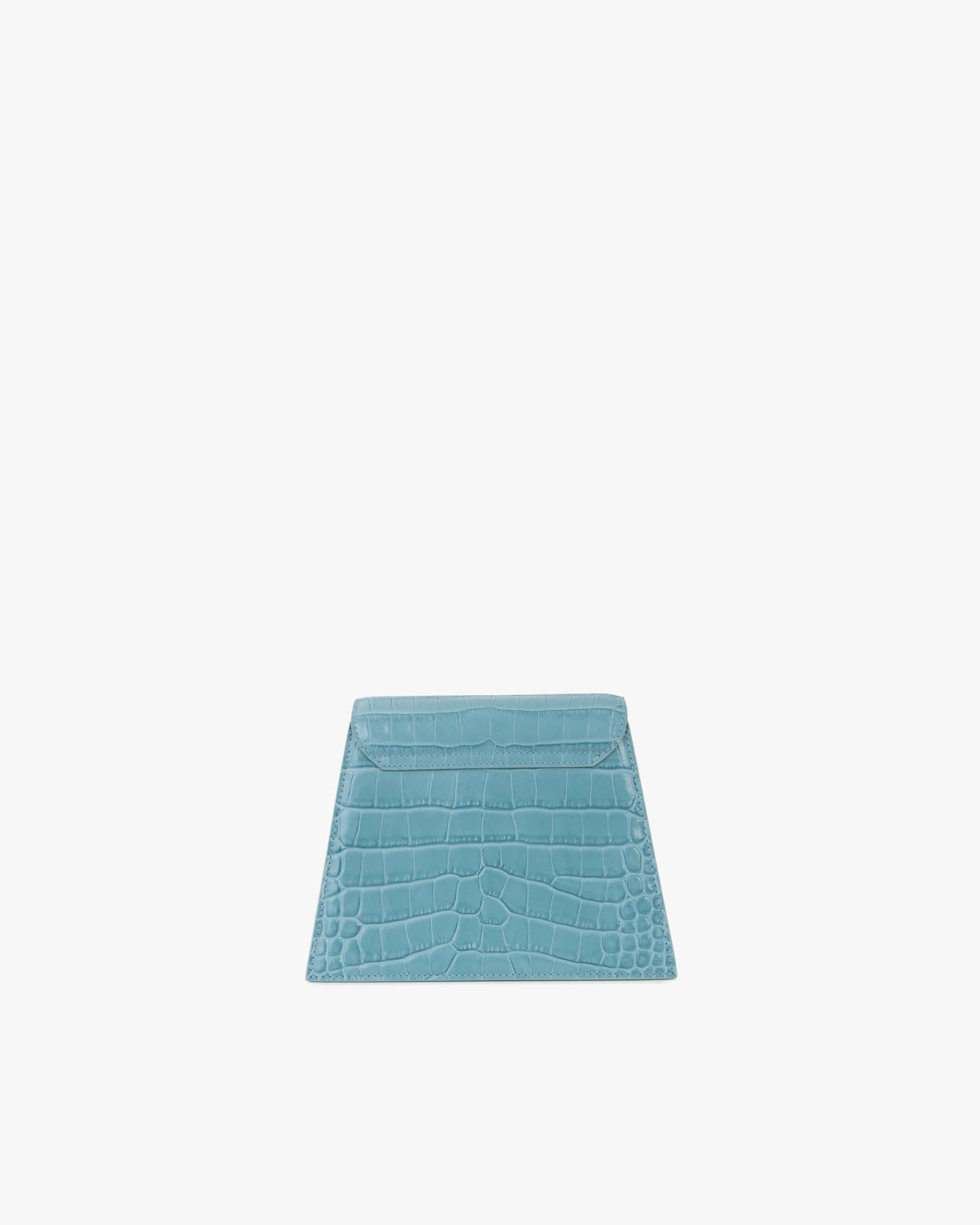 GABRIELLE - Skyblue - Crocodile embossed