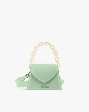 GABRIELLE - Vert d'eau naplak|upsale-option--chaine-40-cm-resine-ivoire-1