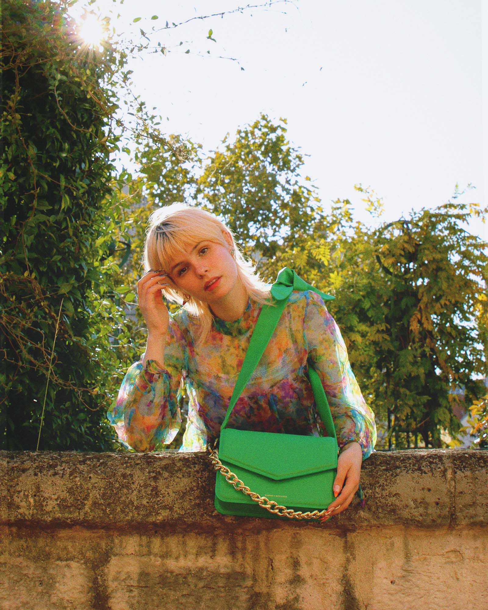 IRIS MOYEN - Grass green