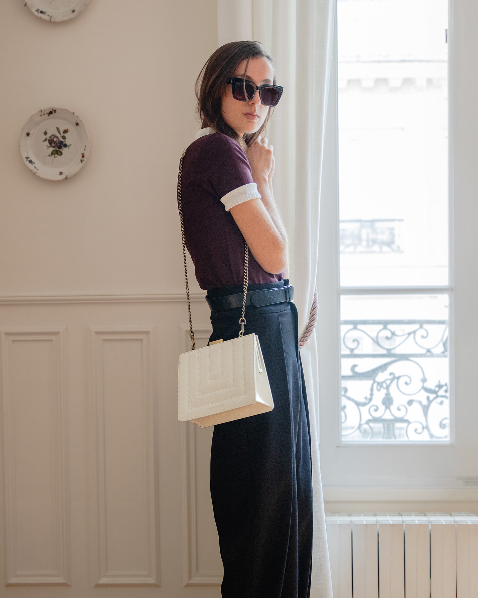 JUDE - Ivory quilted