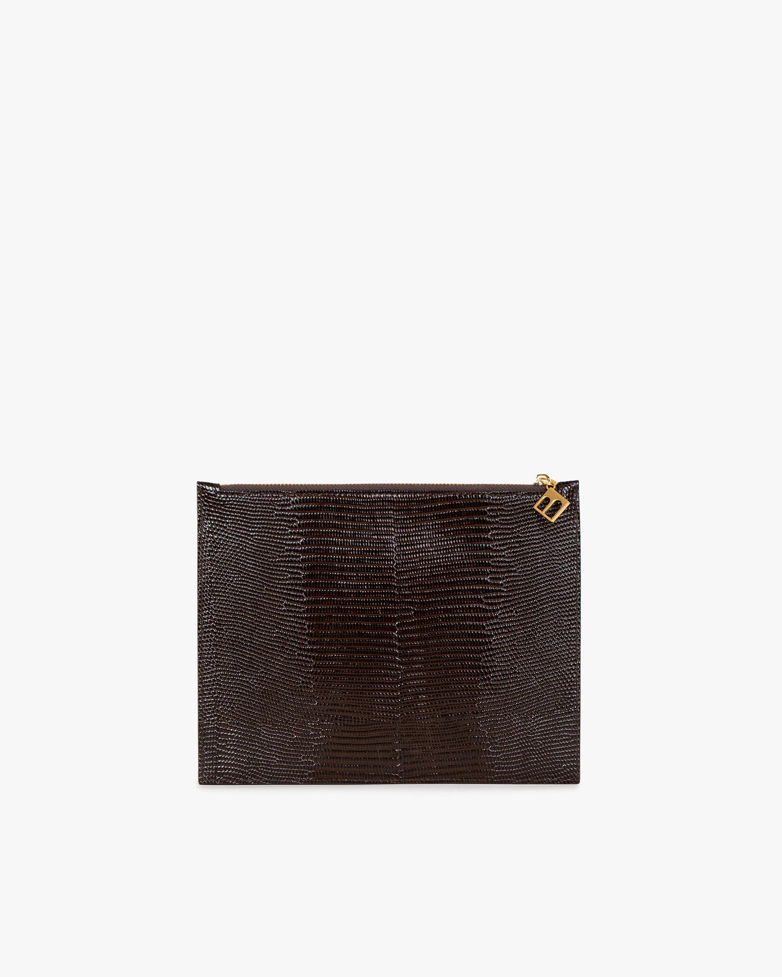 LANE - Brown - Lizard embossed