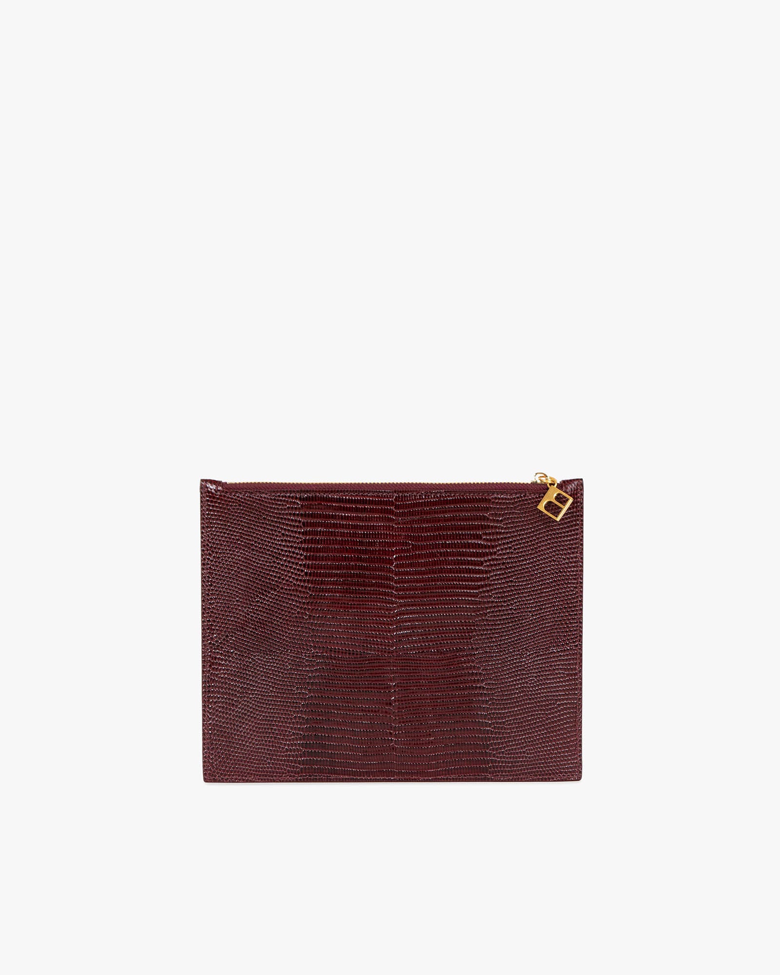 LANE - Burgundy - Lizard embossed