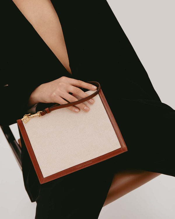 LANE - Canvas & brown