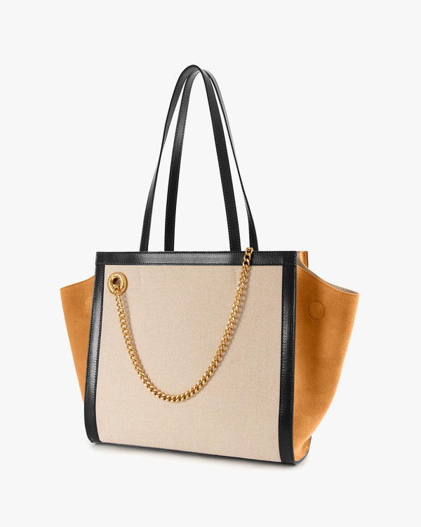 LEXI MM - Toile & orange