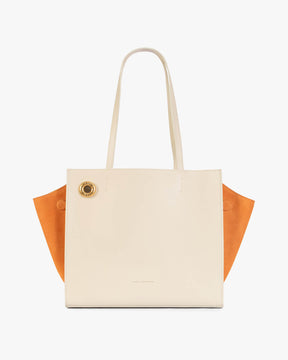 LEXI MM - Taupe and Orange