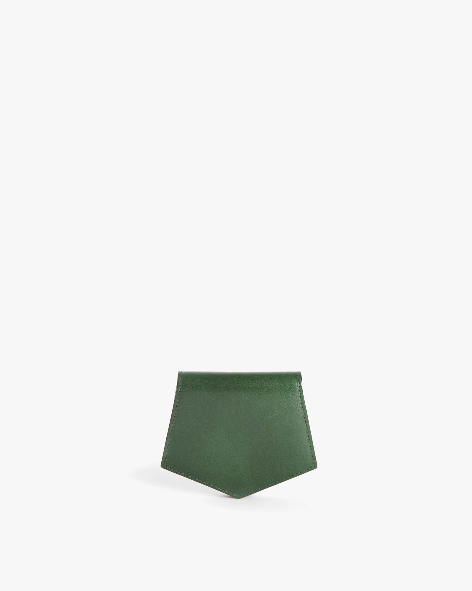PENTAGONE WALLET - Emerald green