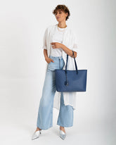 TOTE MONOGRAM - Bleu