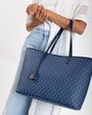 TOTE MONOGRAM - Bleu
