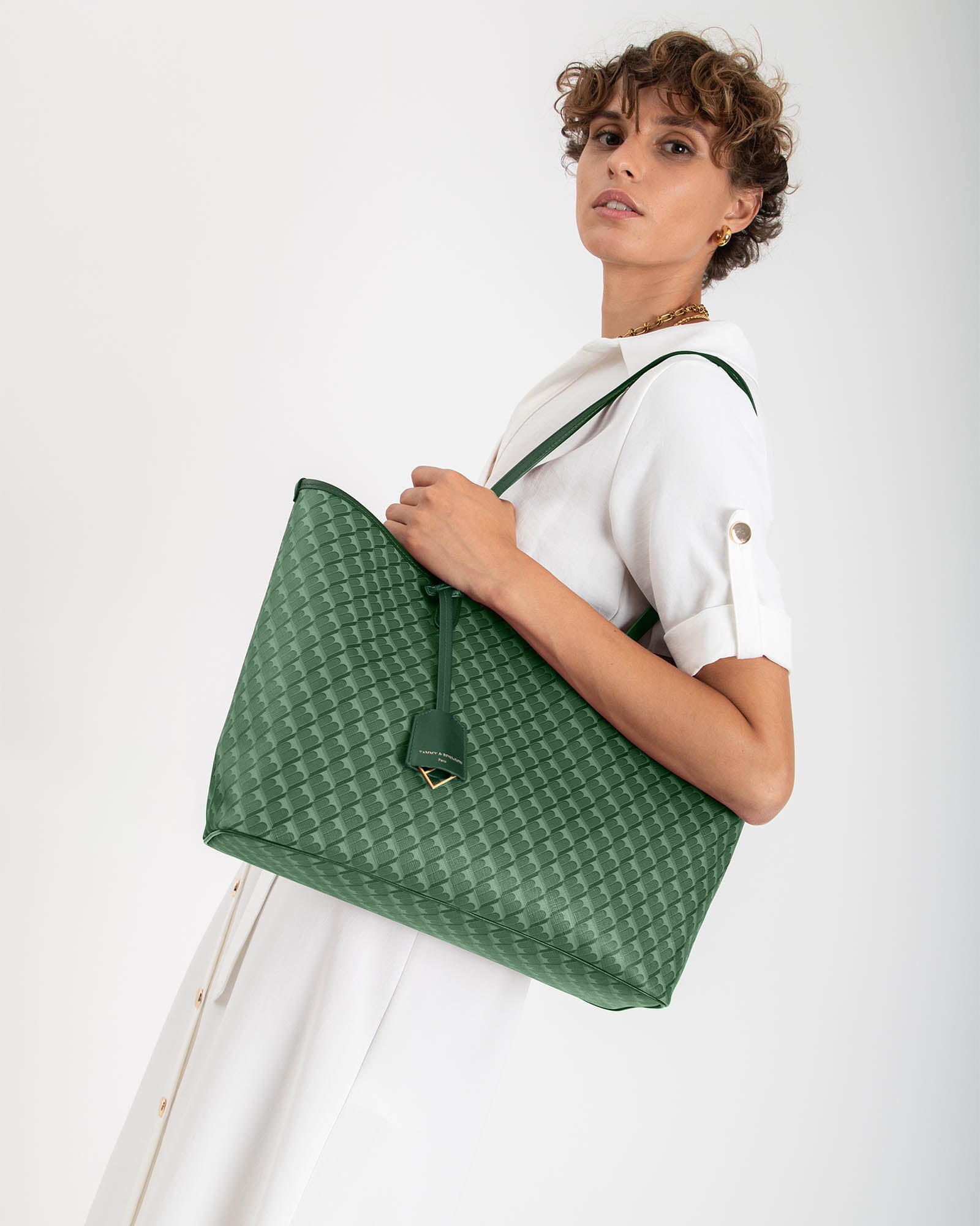 TOTE MONOGRAM Green - Main Image