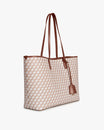 TOTE MONOGRAM - Tan & brown