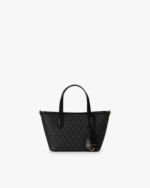 SHOPPER NANO - Black monogram