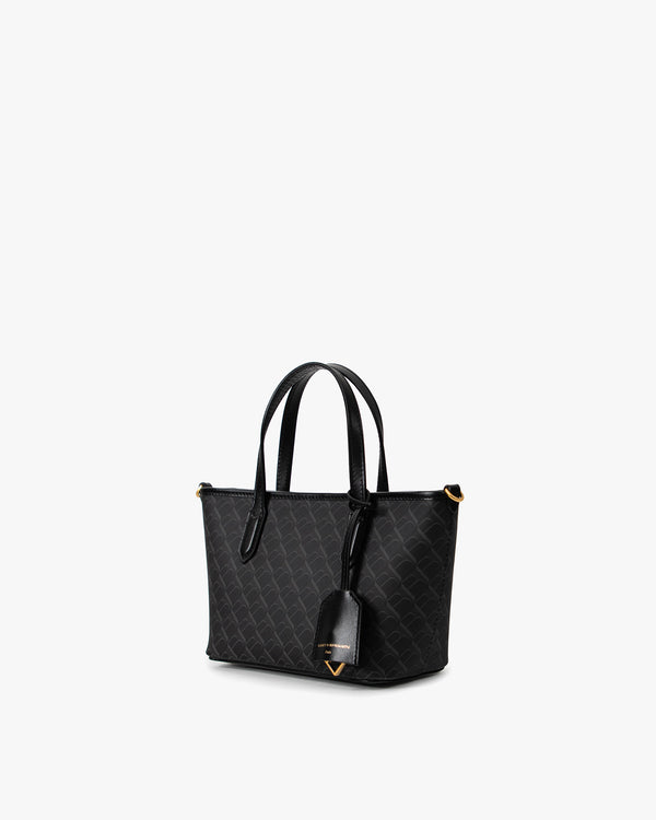 SHOPPER NANO - Black monogram