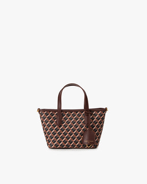 SHOPPER NANO - Brown monogram