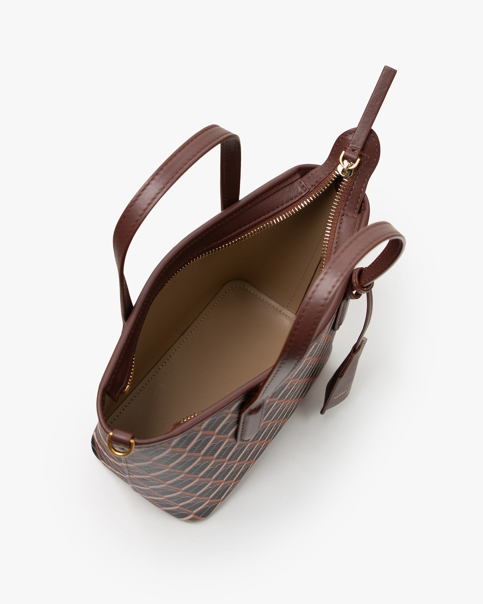 SHOPPER NANO - Brown monogram