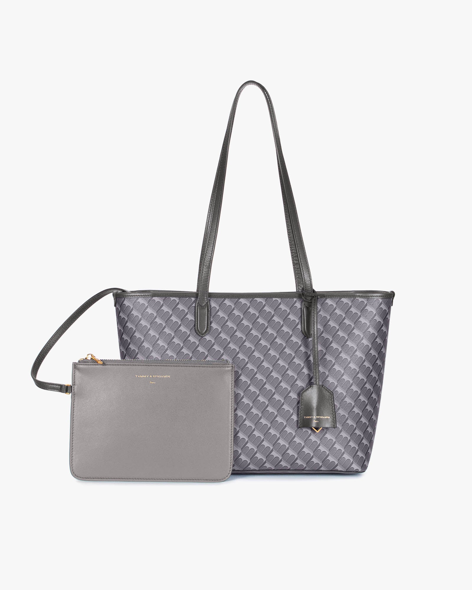 TOTE MONOGRAM PM - Gris