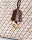 TOTE MONOGRAM PM - Tan et brun