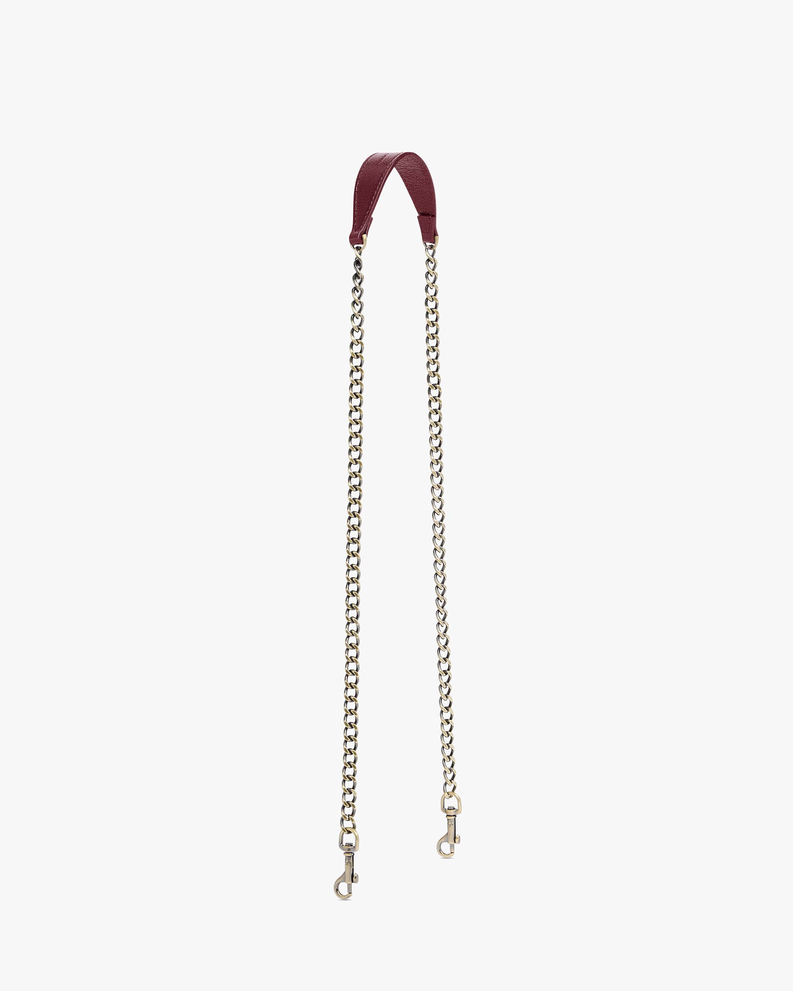 LONG CHAIN - Burgundy naplak