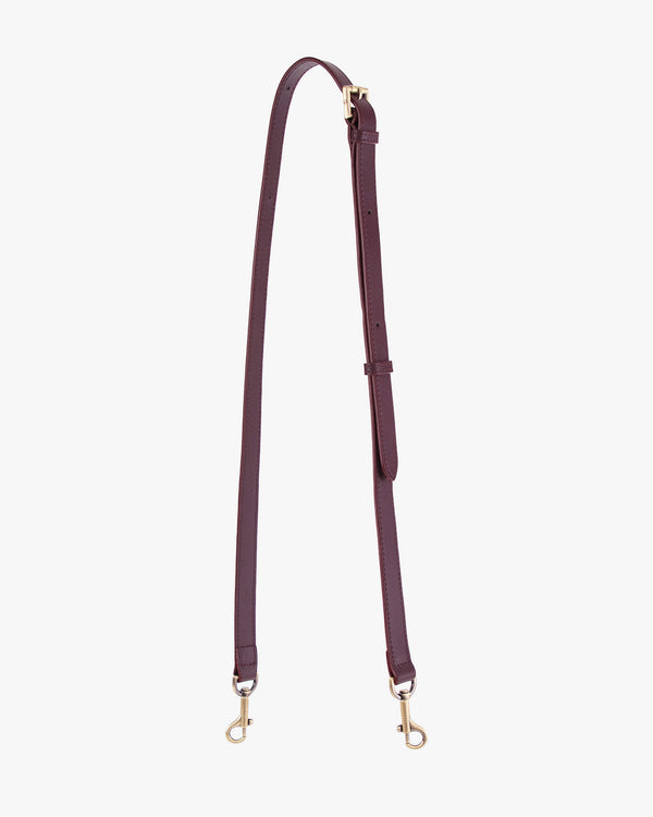 BANDOULIÈRE AJUSTABLE FINE - Aubergine +40€