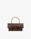 THEA - Brown - Lizard embossed