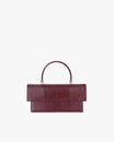 THEA - Burgundy - Lizard embossed