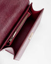 THEA - Burgundy - Lizard embossed