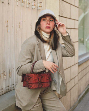 THEA - Cognac imprimé (VP)