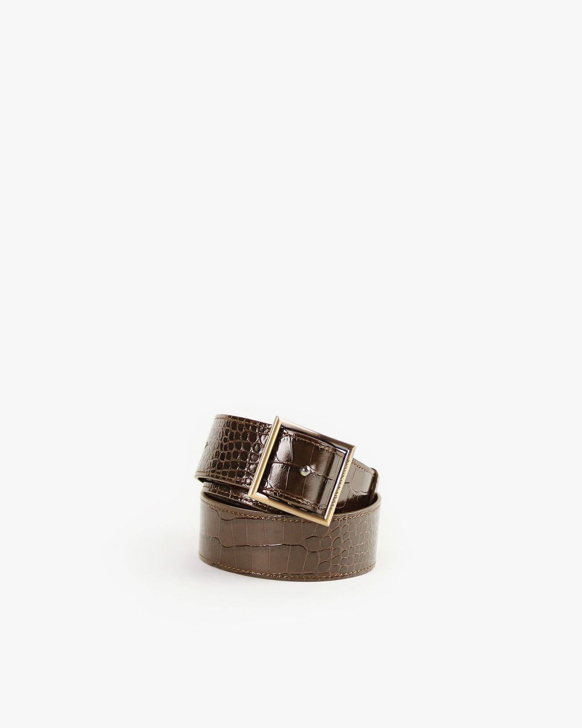 ADJUSTABLE STRAP - Brown embossed