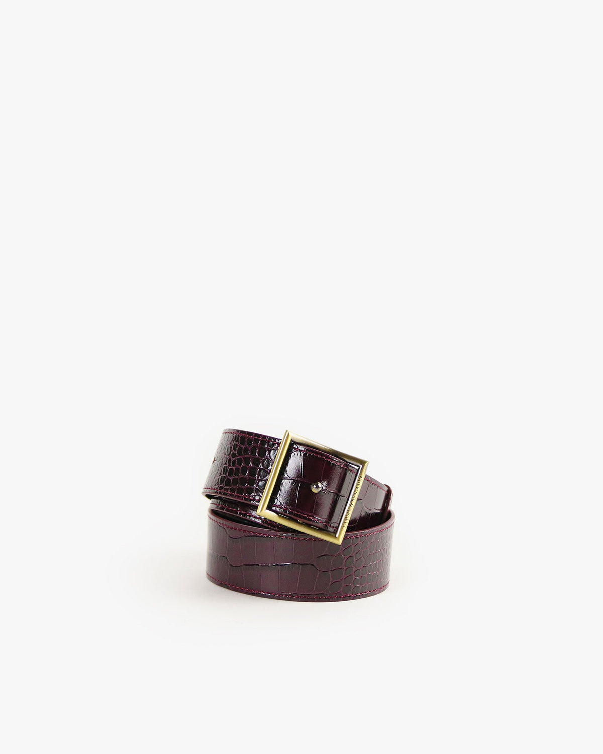 ADJUSTABLE STRAP - Deep purple embossed 