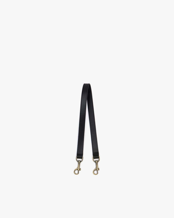 SHORT STRAP - 61 cm - Black caviar-