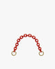 SHORT CHAIN - Orange red resin