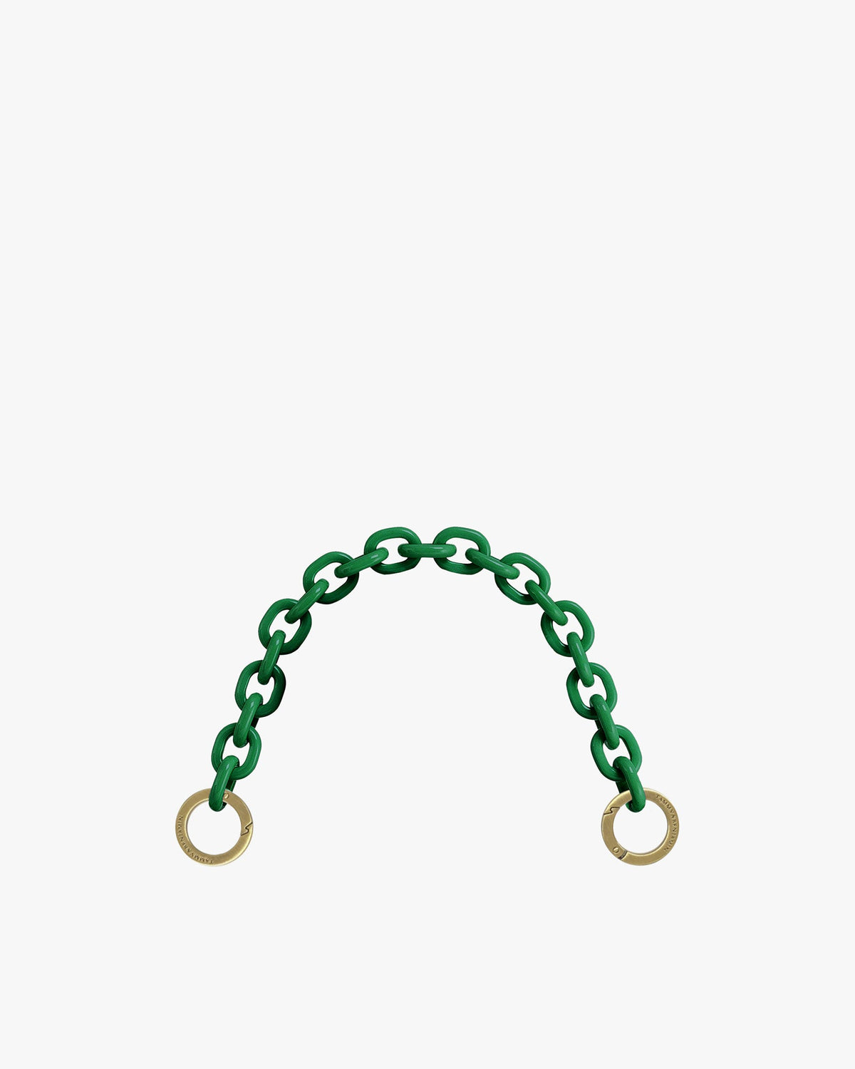 CHAIN 40 cm - Emerald green resin