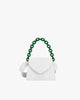 GABRIELLE - Ivory - Crocodile embossed