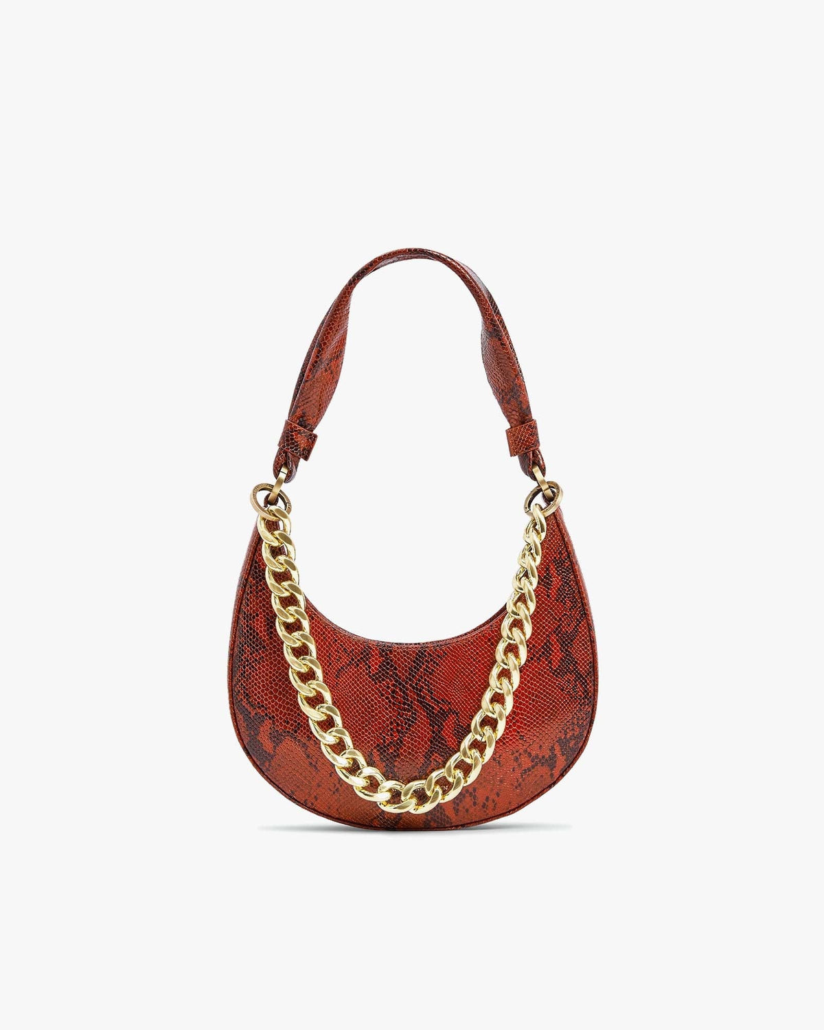  LUNA - Cognac imprime|upsale-option--chaine-53-cm-metal-dore-50