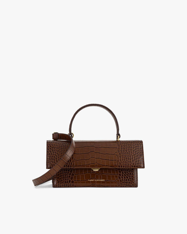 THEA - Brown - Lizard embossed - Bradery